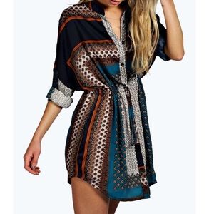 Boohoo shirt dress